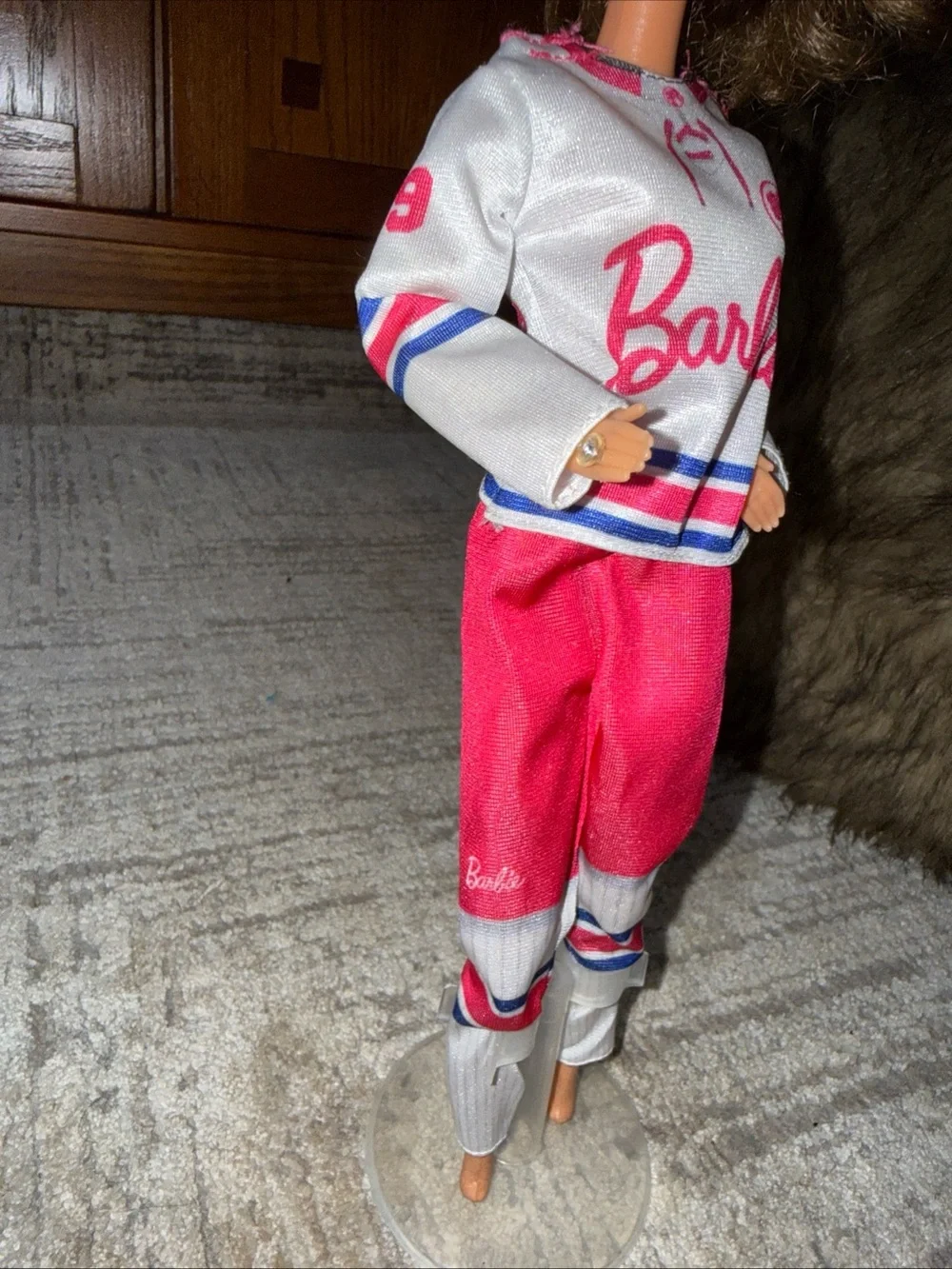 Mattel Barbie You Can Be Anything Winter Sports Hockey Player Uniform